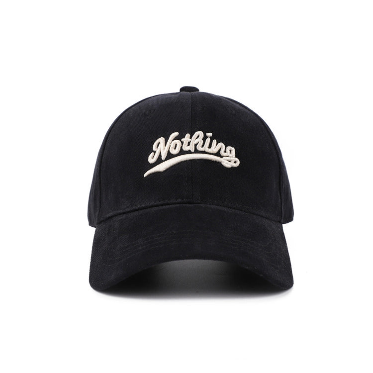 Adjustable Embroidered Letter Baseball Cap