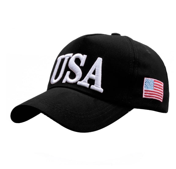 USA Flag Hat Sun Protection Visor Baseball Cap