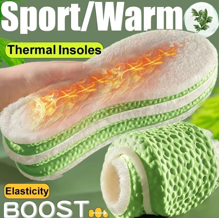 Winter Thermal Insoles Warm Thermal Memory Foam Shoe Pads For Men & Women