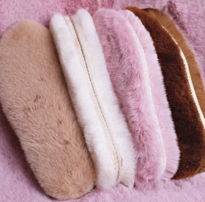 Winter Warm And Thick Men And Women Insole Imitation Rabbit Hair Warm Thermal Insoles