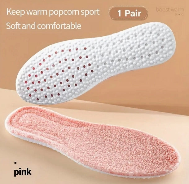 Winter Thermal Insoles Warm Thermal Memory Foam Shoe Pads For Men & Women