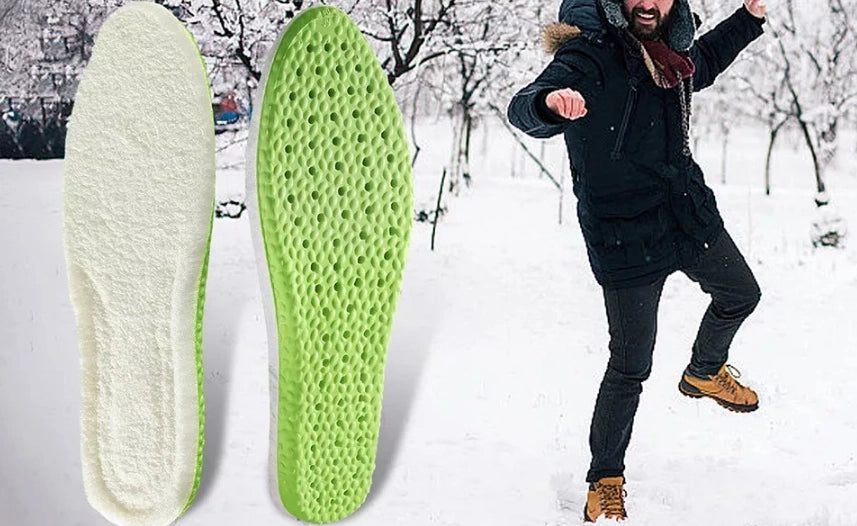 Winter Thermal Insoles Warm Thermal Memory Foam Shoe Pads For Men & Women