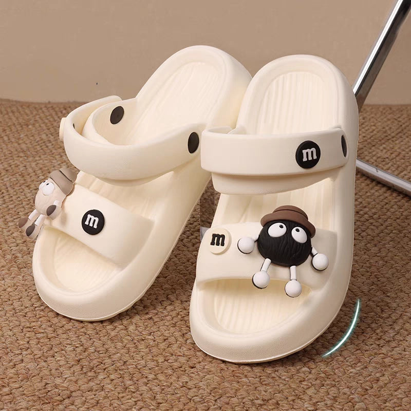 Women's Anti-Slip Thick Sole Sandals Summer Comfortable Cartoon Slippers