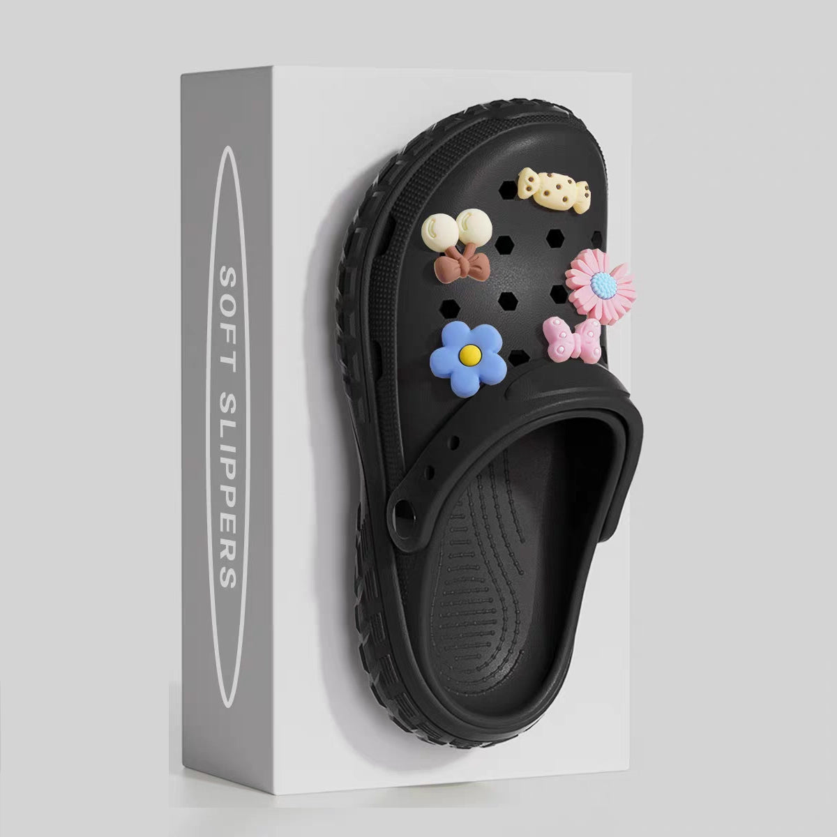 Unisex Summer Slipper Clogs Funny Dog Cute Cloud Print Beach Sandals for Home & Outdoor