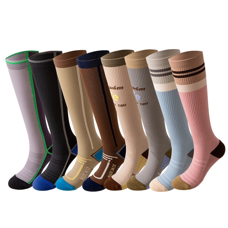 ROYALUCK Unisex Knee-high Calf Compression Socks for Flight Running