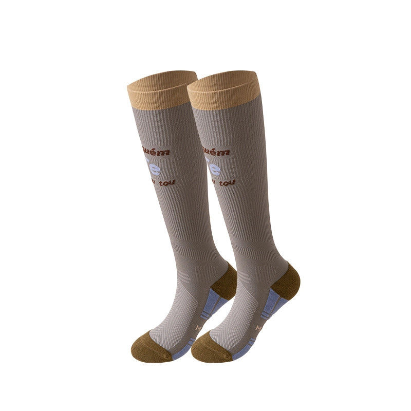 ROYALUCK Unisex Knee-high Calf Compression Socks for Flight Running