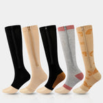 ROYALUCK Copper Zipper Compression Socks Medical Compression Socks For Women&Men