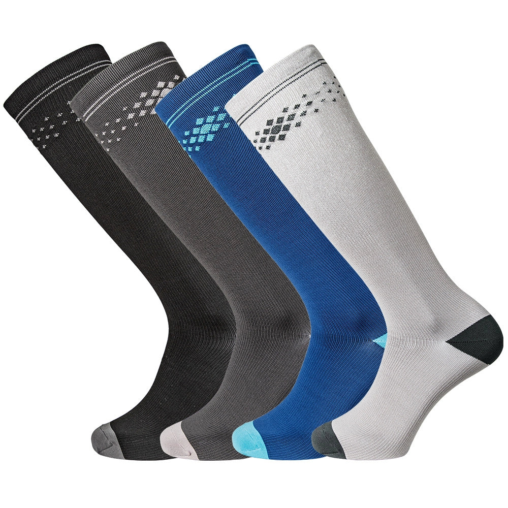 ROYALUCK Men's Antibacterial Anti-Odor Sports Compression Socks