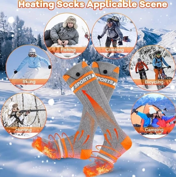 Heated Socks USB Rechargeable Heating Socks