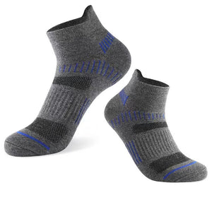 ROYALUCK 5 Pairs Men's Breathable Sweat-absorbent Boat Socks Running Basketball Cotton Socks