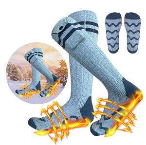 Heated Socks Cycling Skiing Hiking Heated Socks 4 Temperature Settings