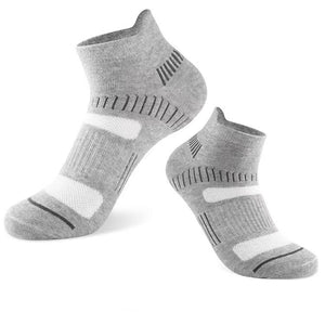 ROYALUCK 5 Pairs Men's Breathable Sweat-absorbent Boat Socks Running Basketball Cotton Socks