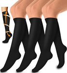 ROYALUCK 3 Pairs Comfortable Sports Compression Socks for Men and Women