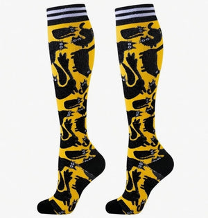 ROYALUCK 5 Pairs Compression Socks With Cat Pattern