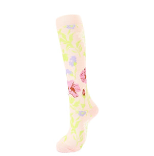 ROYALUCK 6 Pairs New Arrival Compression Socks Flower Butterfly Sports socks