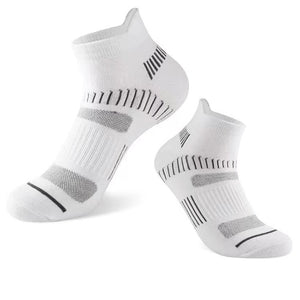 ROYALUCK 5 Pairs Men's Breathable Sweat-absorbent Boat Socks Running Basketball Cotton Socks