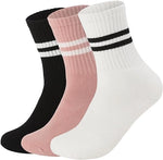 ROYALUCK  Women Yoga Non Slip Long Socks （3 Pairs）