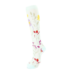 ROYALUCK 6 Pairs New Arrival Compression Socks Flower Butterfly Sports socks