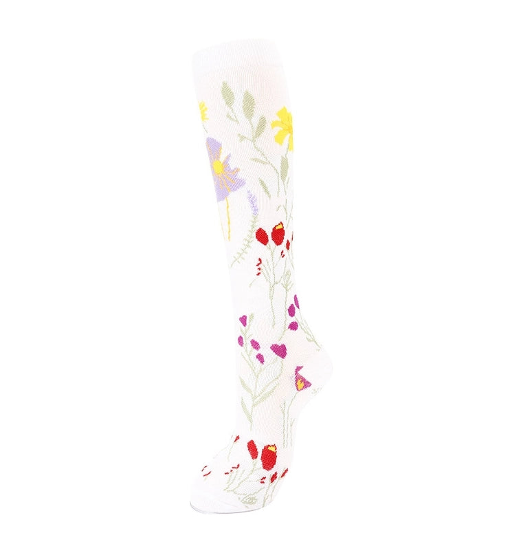 ROYALUCK 6 Pairs New Arrival Compression Socks Flower Butterfly Sports socks