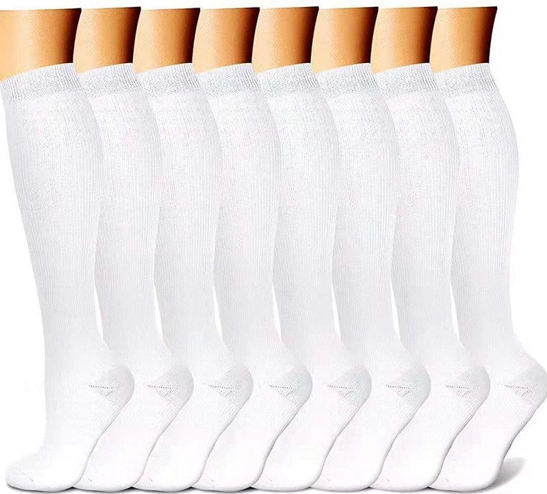 ROYALUCK 15-20 mmHg Best Compression Socks ( 8 Pairs)for Women Men Support Circulation, Compression  Socks For Nurse, Travel, Flight