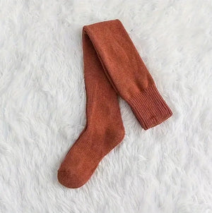 Women's Warm Thigh High Over the Knee Socks Extra Long Stockings for Fall & Winter