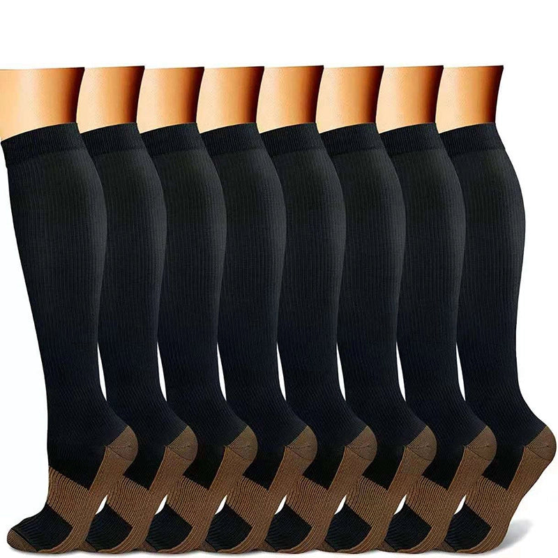 ROYALUCK 15-20 mmHg Best Compression Socks ( 8 Pairs)for Women Men Support Circulation, Compression  Socks For Nurse, Travel, Flight