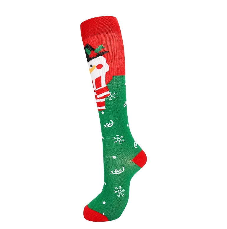 ROYALUCK 6 Pairs Christmas Series Compression Socks - Optimal Support for Athletics