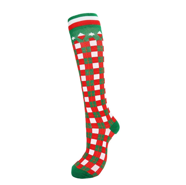 ROYALUCK 6 Pairs Christmas Series Compression Socks - Optimal Support for Athletics