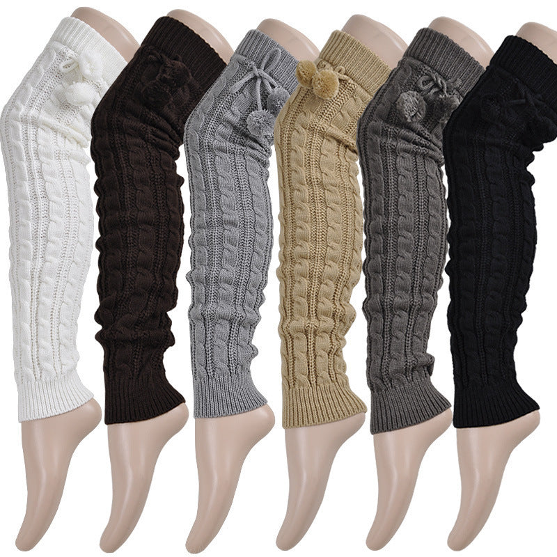 Soft Warm Women Knit Leg Warmers for Winter
