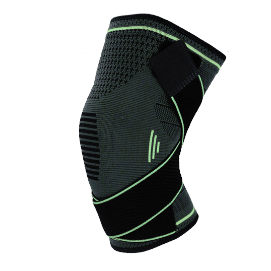 Knee Brace Compression Sleeve with Stabilizer Straps Meniscus Patella Support