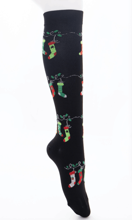 The Latest Christmas Compression Socks Support 20-30mmHg-For Men and Women-Workout And Recovery - Best Compression Socks Sale