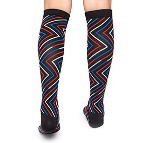 Fit Compression Socks with Graduated Target Zones 20-30 mmHg Support Stockings#10