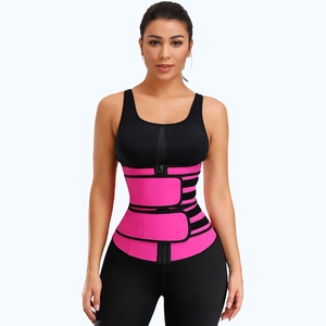 Latex Waist Trainer - Double Compression Straps with Supportive Zipper! - Best Compression Socks Sale