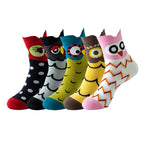 Cute Animal Socks 5 Pairs/Pack