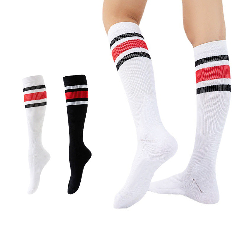 Thickened Terry Sports Football Compression  Socks For Men And Women
