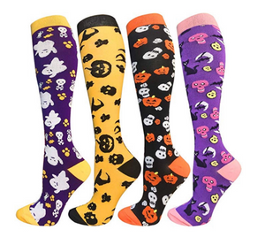 The Latest Halloween Compression Socks Support 20-30mmHg-For Men and Women-Workout And Recovery - Best Compression Socks Sale