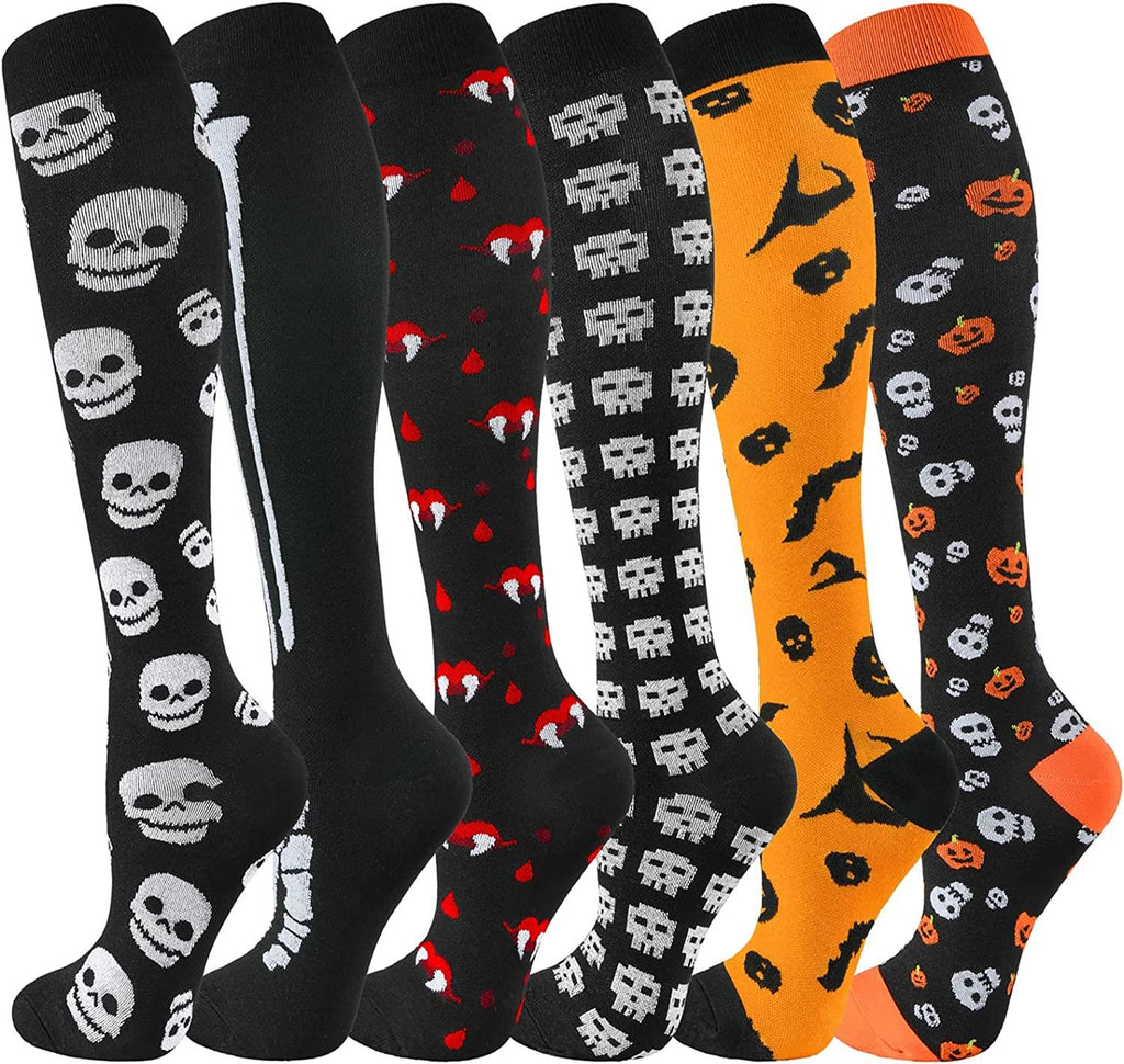 Halloween Compression Socks -For Men and Women-Workout And Recovery