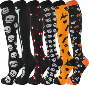 Halloween Compression Socks -For Men and Women-Workout And Recovery