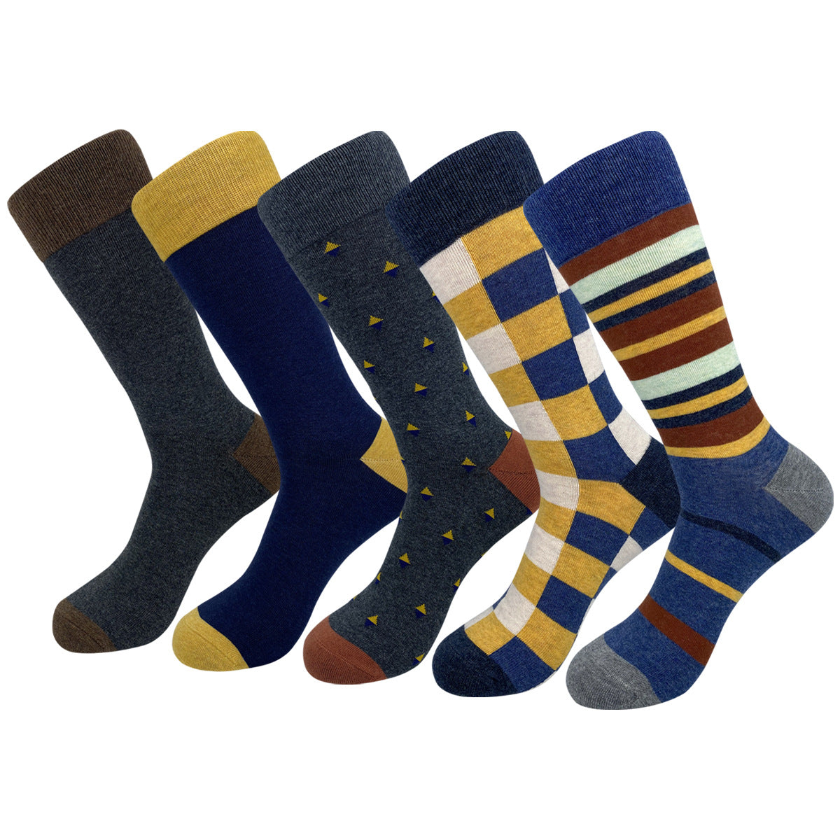 Dress Socks For Men & Women (5 Pairs/Pack)