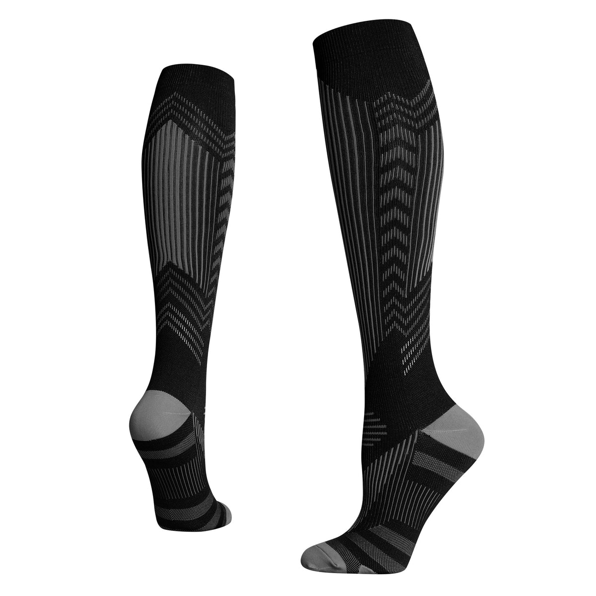 Compression Socks Reflective Circulation 20-30 mmHg Knee High Graduate ...