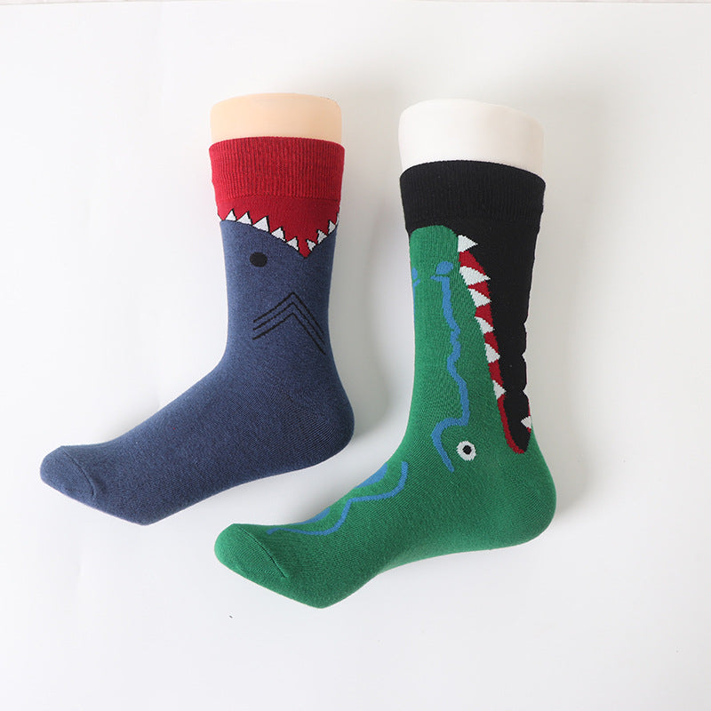 Animal Crocodile Socks Cotton