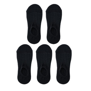 5 Pairs of Women's Anti-Skid Invisible Boat Socks