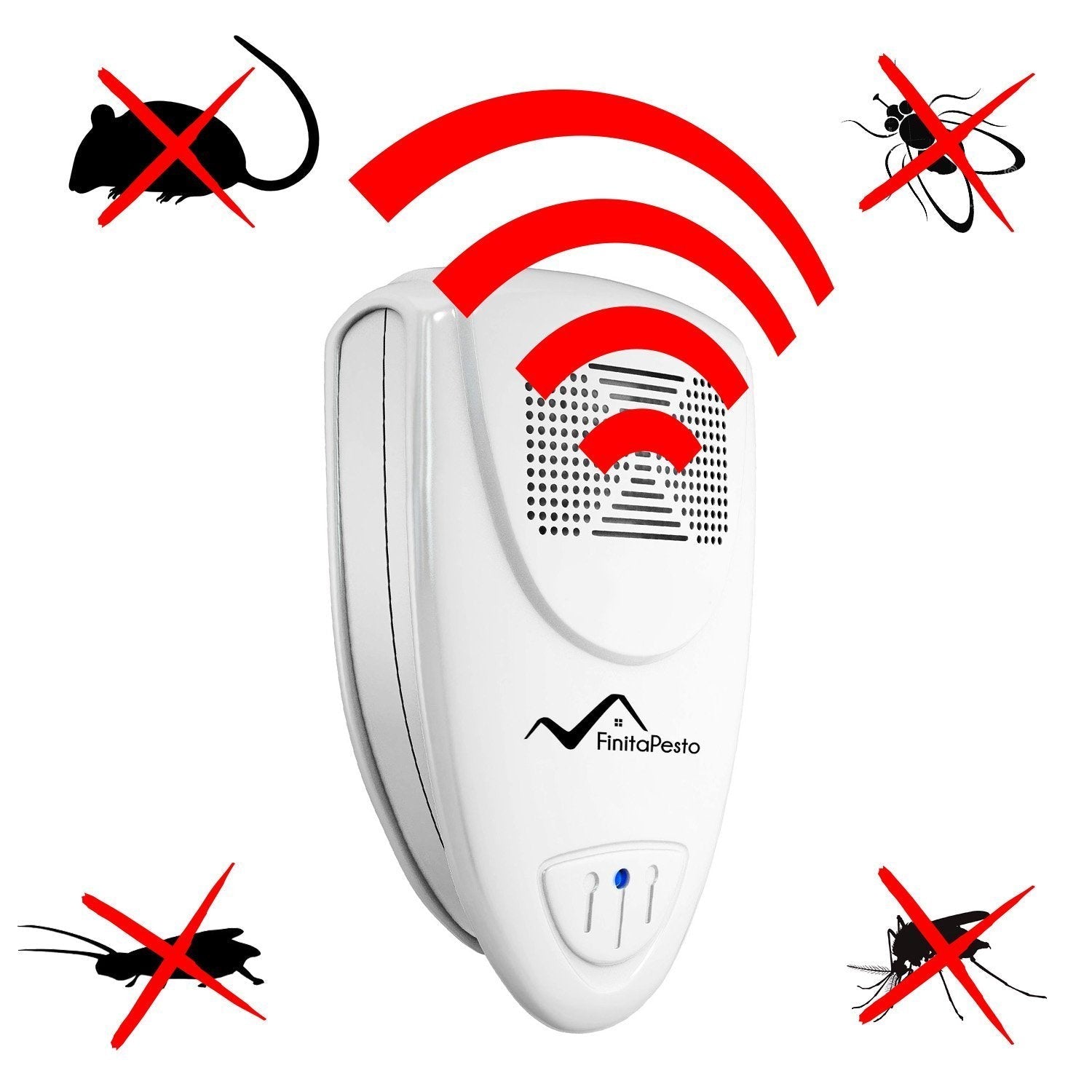 Ultrasonic Pest Repeller - Pack of 4