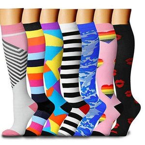 Best Compression Socks 7 Pairs for Women & Men-Workout And Recovery/Pack#3 - Best Compression Socks Sale