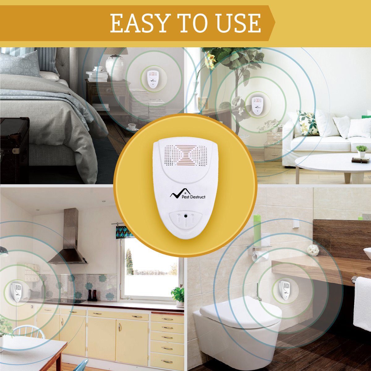 Ultrasonic Termite Repeller - Get Rid Of Termites In 48 Hours