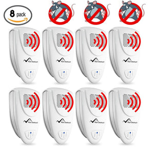 Ultrasonic Rat Repeller - PACK of 8 - Get Rid Of Rats In 48 Hours