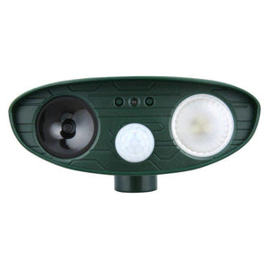 Solar Ultrasonic Pest Repeller - PACK OF 6 - Repels Squirrels, Raccoons, Rabbits, Cats, Dogs, Skunks, Foxes in 48 Hours