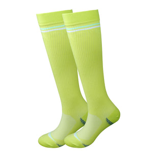 2022 Blood Circulation Socks Unisex Breathable Fabric Football Socks Anti Slip Compression Stockings Varicose Veins