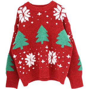 Red Ugly Christmas Sweater Festive Atmosphere