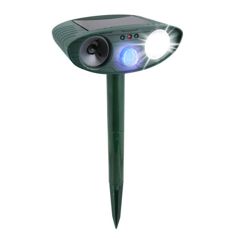 Ultrasonic Squirrel Repeller - Solar Powered - Get Rid of Squirrels in 48 Hours